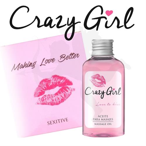 Aceite para masajes crazy girl 60 Ml